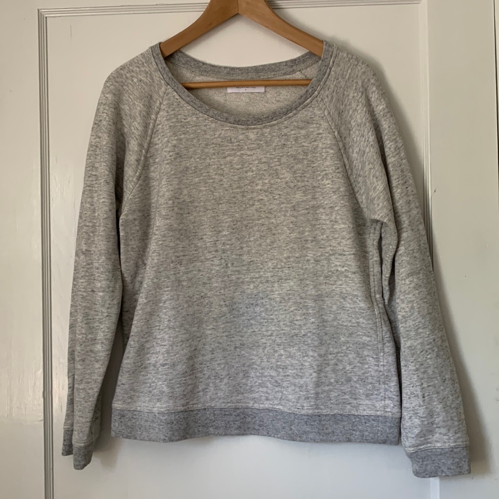 Everlane light grey Heather crew neck sweater size small